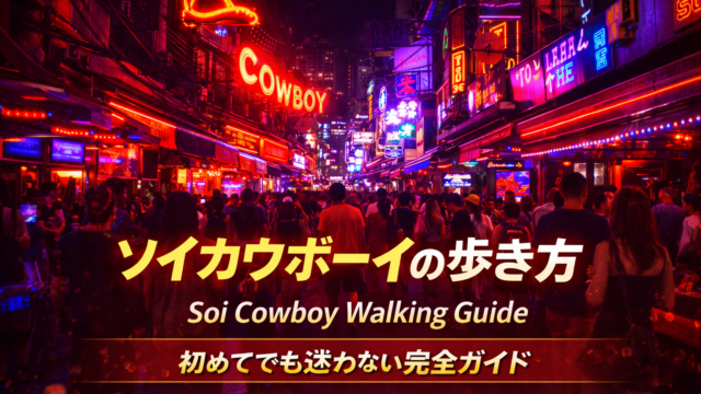 ソイカウボーイの歩き方|初めてでも迷わないナイトストリート完全ガイド ソイカウボーイの歩き方|初めてでも迷わないナイトストリート完全ガイド