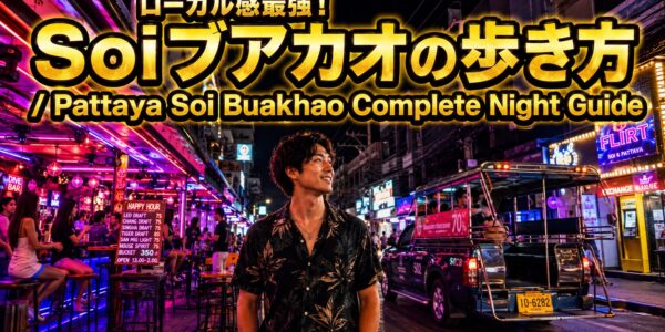 Soiブアカオ完全ガイド|ゴーゴーバーとバービアが混在するローカル感ある通りの歩き方 Soiブアカオ完全ガイド|ゴーゴーバーとバービアが混在するローカル感ある通りの歩き方