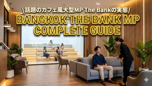 The Bank(ザ・バンク)完全ガイド|カフェのような内装が話題のラチャダー大型マッサージパーラー The Bank(ザ・バンク)完全ガイド|カフェのような内装が話題のラチャダー大型マッサージパーラー