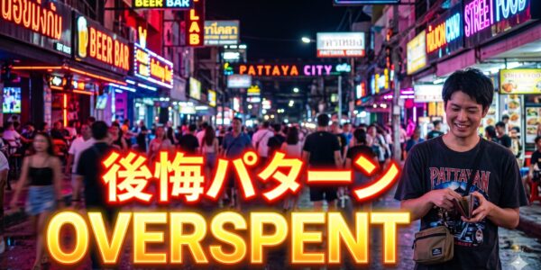パタヤで使いすぎた人がやりがちな後悔パターン パタヤで使いすぎた人がやりがちな後悔パターン