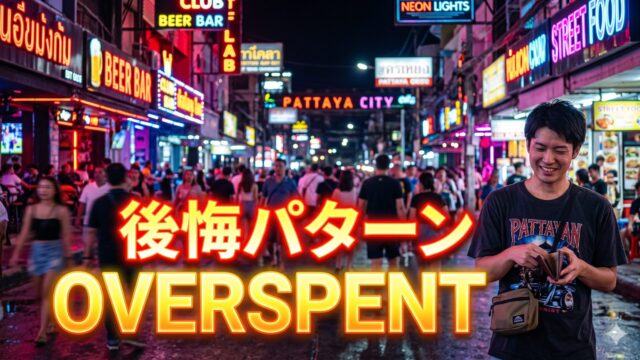 パタヤで使いすぎた人がやりがちな後悔パターン