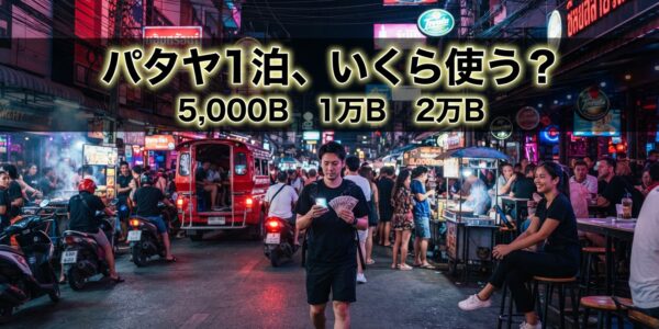 パタヤで1泊いくらあれば遊べる?5,000・10,000・20,000バーツ予算別プランニング パタヤで1泊いくらあれば遊べる?5,000・10,000・20,000バーツ予算別プランニング
