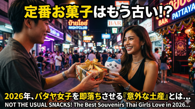 タイ人女の子が喜ぶお土産2026！定番じゃない「抹茶」と「ちいかわ」がパタヤで爆発的に刺さる理由