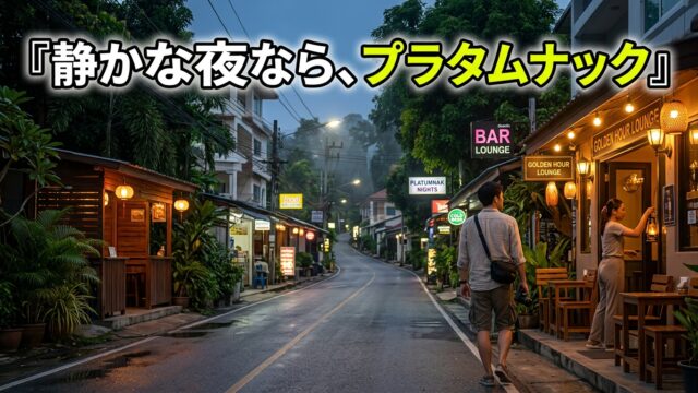 「プラタムナックってどんなエリア？パタヤの喧騒から離れて楽しむ夜」