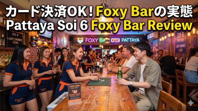 Foxy Bar Soi 6（フォクシーバー）完全ガイド｜カード決済できてオランダ人オーナーのバービア