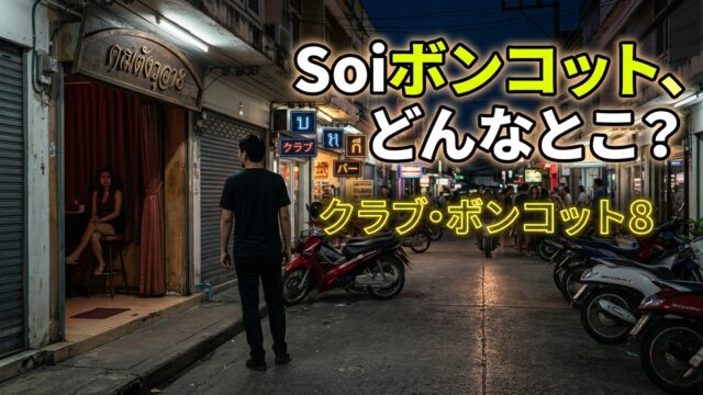 Soiボンコットってどんなとこ?パタヤの「大人向け夜遊び」が集まる通り Soiボンコットってどんなとこ?パタヤの「大人向け夜遊び」が集まる通り