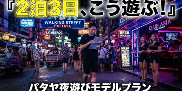 短期滞在(2泊3日)パタヤ夜遊びの最適スケジュール|1日目・2日目・3日目の動き方 短期滞在(2泊3日)パタヤ夜遊びの最適スケジュール|1日目・2日目・3日目の動き方