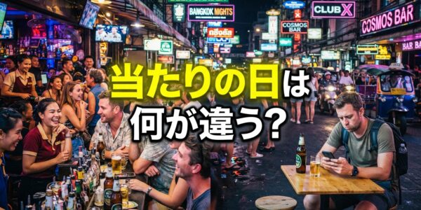 バンコク夜遊びで「当たりの日」と「ハズレの日」は何が違う? バンコク夜遊びで「当たりの日」と「ハズレの日」は何が違う?