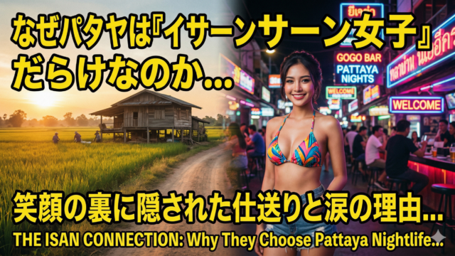 なぜパタヤ夜遊びの女の子はイサーン出身が多いのか？経済事情と家族への愛、その性格の違いを徹底解説