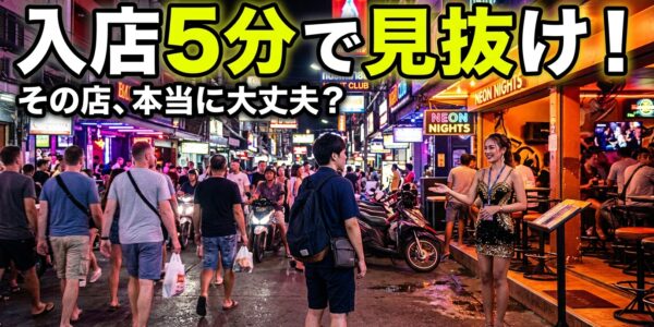 入店して5分で「ここは違う」と感じる店の特徴|パタヤ夜遊びで失敗を避ける見極め方 入店して5分で「ここは違う」と感じる店の特徴|パタヤ夜遊びで失敗を避ける見極め方