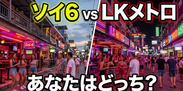 ソイ6 vs LKメトロ、あなたに合うのはどっち?昼と夜で選ぶパタヤ夜遊び ソイ6 vs LKメトロ、あなたに合うのはどっち?昼と夜で選ぶパタヤ夜遊び