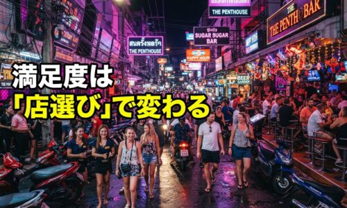 パタヤ夜遊び、結局「店選び」で夜の満足度は決まるのか? パタヤ夜遊び、結局「店選び」で夜の満足度は決まるのか?