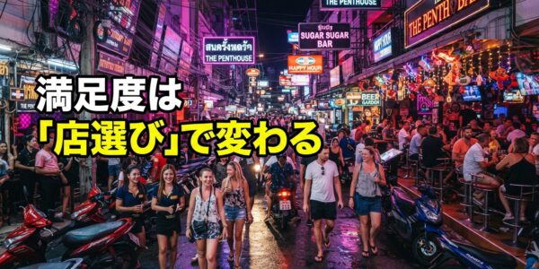 パタヤ夜遊び、結局「店選び」で夜の満足度は決まるのか? パタヤ夜遊び、結局「店選び」で夜の満足度は決まるのか?